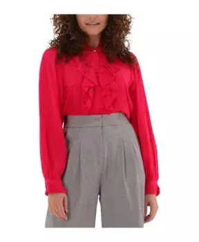 Блузка цвета фуксии Suncoo, розовый