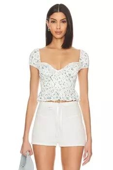 Блузка цвета опала For Love & Lemons, бежевый