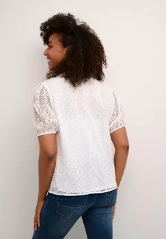 Блузка Danika Cream, белоснежная