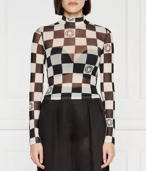 Блузка Дасори Slim Fit Hugo Blue, белый