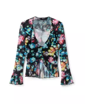 Блузка Desigual, черный
