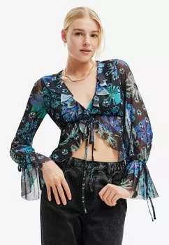 Блузка Desigual RFFLED, синий