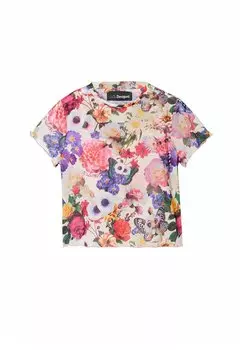 Блузка Desigual, светло-розовый