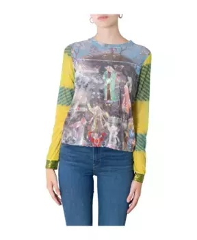 Блузка Desigual, желтый