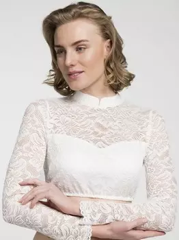 Блузка дирндль андора Spieth & Wenksy, белый