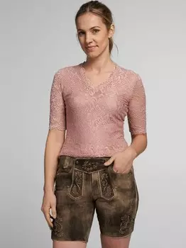 Блузка дирндль арктика Spieth & Wenksy, розовый