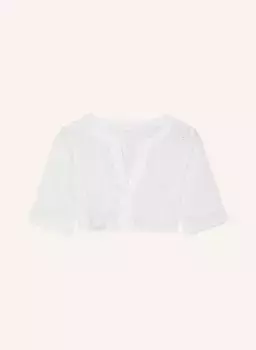 Блузка дирндль из кружева крючком Waldorff, белый