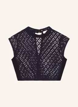 Блузка-дирндль laila AlpenHERZ, темно-синий