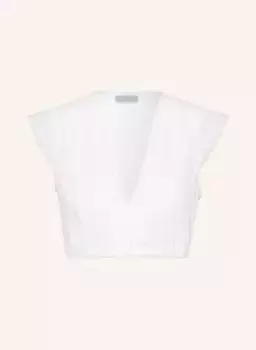 Блузка-дирндль мина с кружевом Waldorff, белый