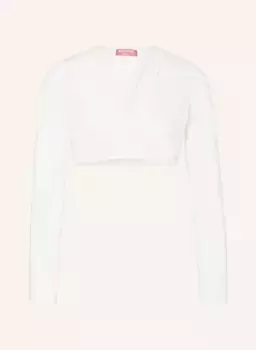 Блузка «дирндль» с кружевом Krger, экрю