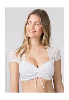 Блузка дирндль жасмин Stockerpoint, белый