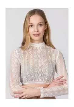 Блузка дирндль Зита Stockerpoint, бежевый