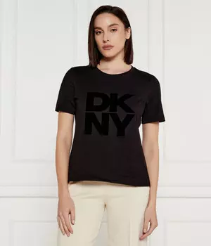 Блузка Dkny Regular Fit, черный