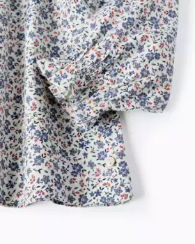 Блузка для девочки с длинными рукавами и принтом Zippy, синий