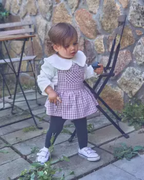 Блузка для девочки с воротником Питер Пэн Dadati, белый