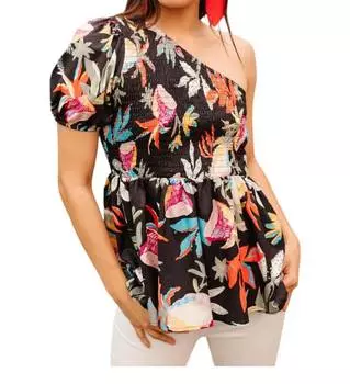 Блузка для однодневного путешествия черного цвета Jodifl