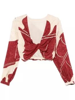 Блузка для работы после работы Johanna Ortiz, нейтральный цвет