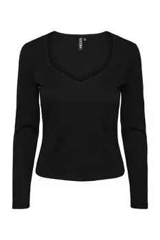 Блузка для женщин/девочек для взрослых PIECES, черный