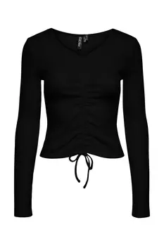 Блузка для женщин/девочек PIECES, черный