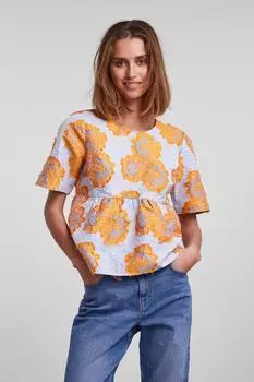 Блузка для женщин/девочек PIECES, разноцветный