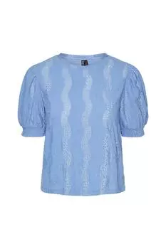 Блузка для женщин/девочек Васильковый цвет PIECES, синий