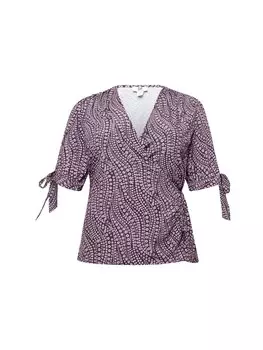 Блузка Dorothy Perkins Curve, цвет Lilac/Blackberry