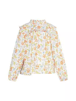 Блузка DreiMaster, цвет orange mehrfarbig