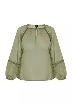 Блузка DreiMaster Klassik Blouse, оливковый