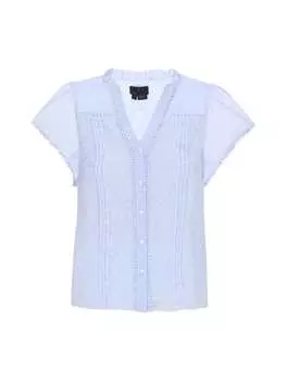 Блузка DreiMaster Klassik, светло-синий