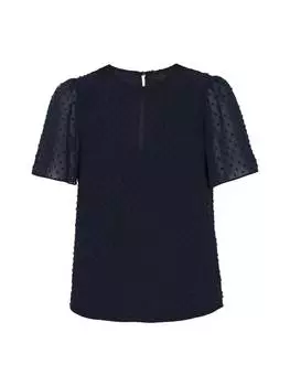 Блузка DreiMaster Klassik, темно-синий