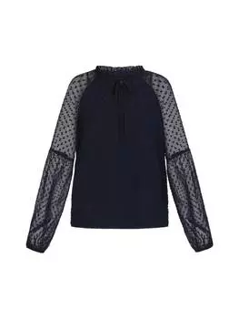 Блузка DreiMaster Klassik, темно-синий