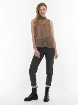 Блузка Dreimaster, коричневый