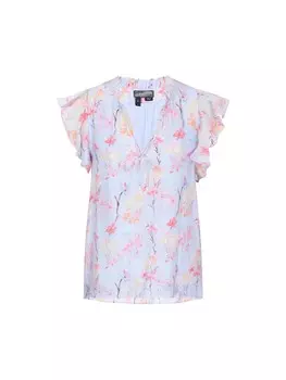 Блузка DreiMaster Vintage, светло-синий