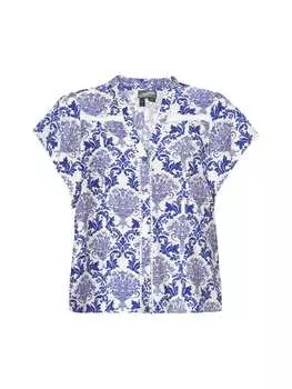 Блузка DreiMaster Vintage, темно-синий