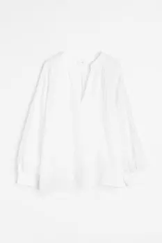Блузка двойной плетения H&M, белый