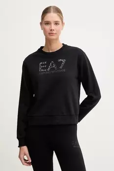 Блузка Ea7 Emporio Armani, черный