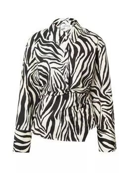 Блузка Edited Anja, бежевый/черный