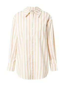 Блузка Edited Nika, бежевый/кремовый