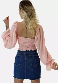 Блузка Elara, светло-розовая