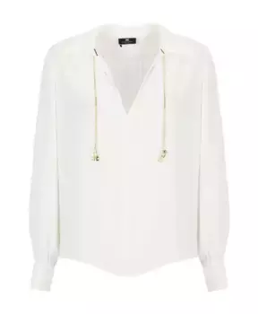Блузка Elisabetta Franchi, белый