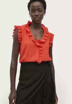 Блузка Ellos Collection, цвет rot