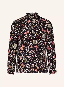 Блузка Elspeth с рюшами Hobbs, черный