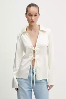 Блузка ERIS Desigual, бежевый
