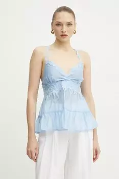 Блузка Ermanno Scervino, синий