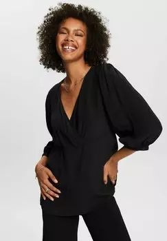 Блузка Esprit, цвет black