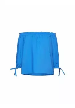 Блузка Esprit, ярко-голубой