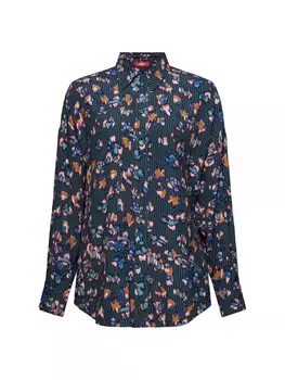 Блузка Esprit, синий/смешанные цвета