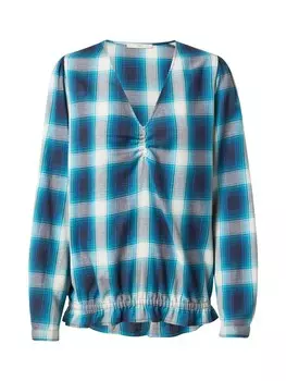 Блузка Esprit, темно-синий/лазурный