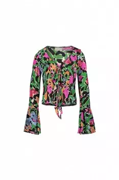 Блузка Fabienne Chapot Blouse, зеленый