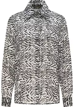 Блузка Faina, черно-белый